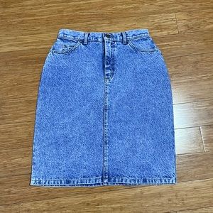 Vintage Lee Denim Skirt Size 12